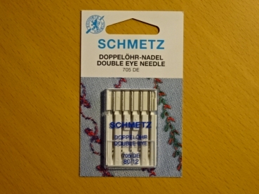 Schmetz dobbel-øjenål 705 DE 80/12