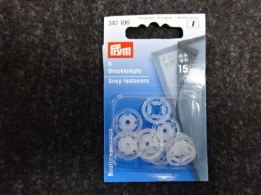 Prym plastik drykknapper 15mm